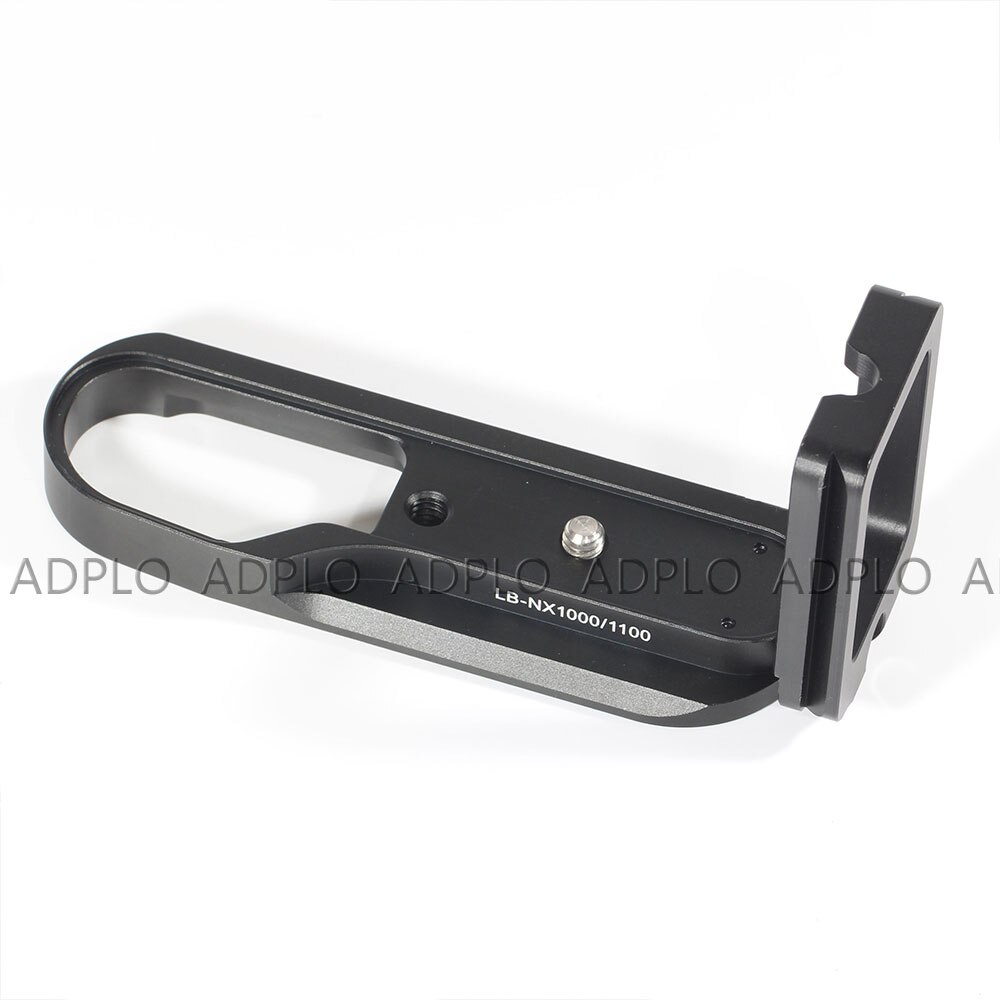 ADPLO metalowe szybkozamykacz szybki uwolnienie QR pionowy uchwyt L płyta robić Samsung NX1000 NX1100 kamery