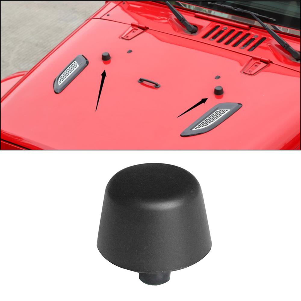 VODOOL Hood Bump Stop Bonnet Bumper Cushion for Jeep Wrangler JK 2007 Auto Exterior Decoration Part Car Engines Accessories