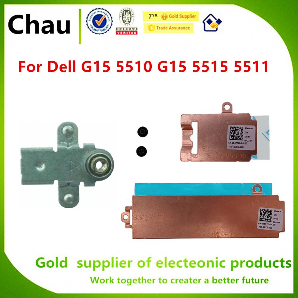 For Dell G15 Bracket 5510 5511 5515 Version M.2 SSD Support Bracket Hard Drive Mounting Metal X8MY9 026X1Y Card Heatsi