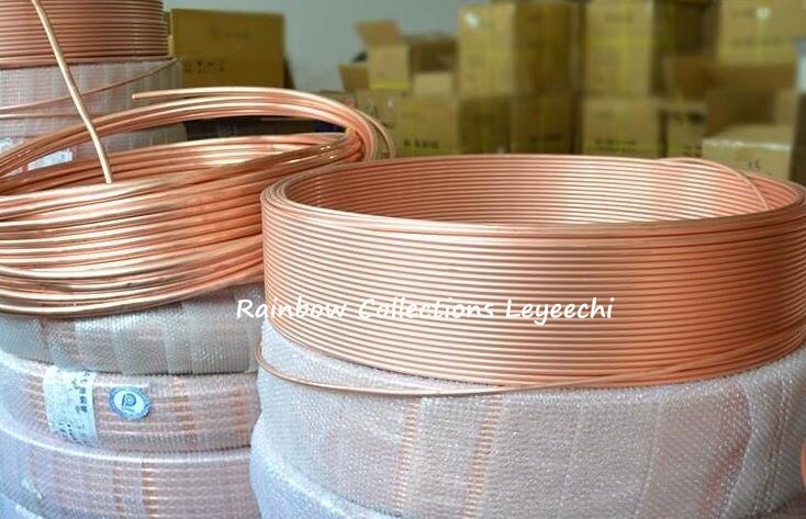 1M/lot 99% Pure Copper hose, Air conditioning copper tube,Soft copper tube