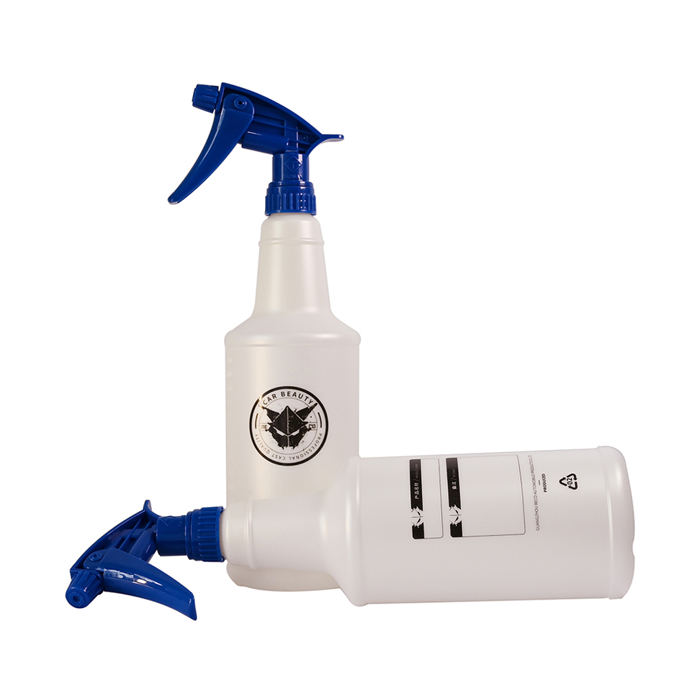 1Pc 800ML Ultra-fine Water Mist Cylindrical Spray Bottle HDPE Chemical Resistant Sprayer For QD Liquid Auto detail: Blue