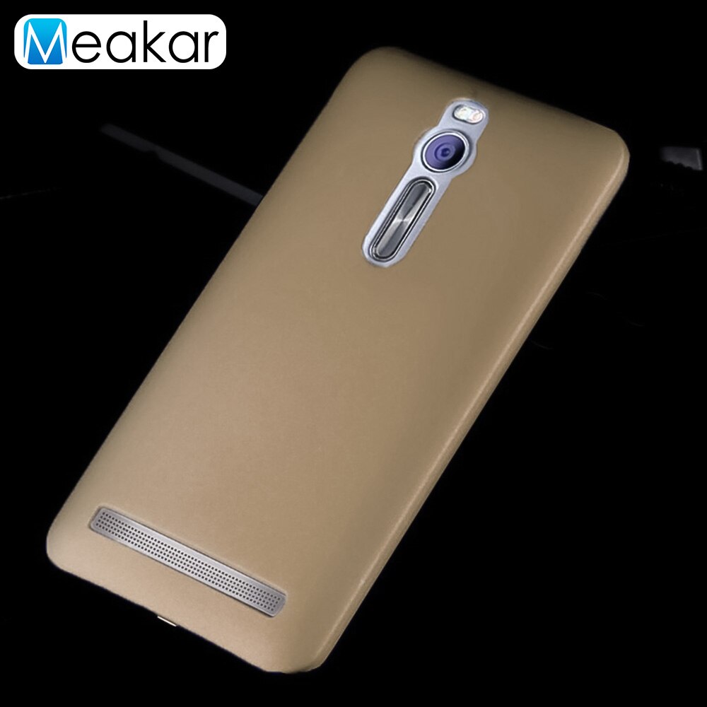 Plastica opaca Coque Copertura 5.5For Asus Zenfone 2 Ze551Ml Posteriore Del Telefono di Caso Per Asus Zenfone 2 Ze551Ml Ze550Ml Coque Copertura caso: For Ze551Ml / golden