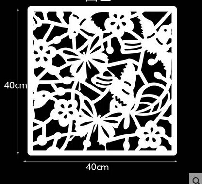 Room divider Biombo Room partition wall screen room dividers Partitions PVC Wall stickers cutout Home screen folding Screen: 7