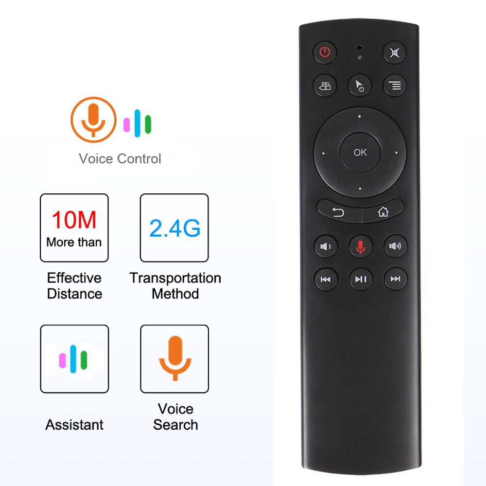 kebidu G20S Voice Control 2.4G Wireless G20 Fly Air Mouse Keyboard Motion Sensing G10S Mini Remote Control For Android TV Box PC