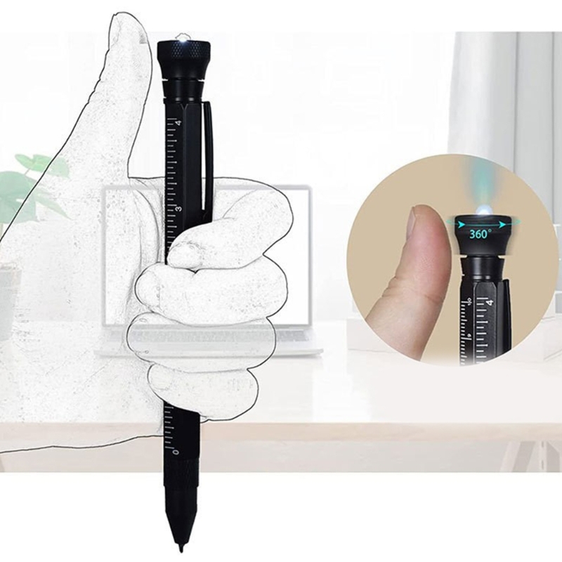 12-in-1-Multitool-Stift-Gadgets, 12-in-1-Multifunktions-Kugelschreiber für Männer D5QC