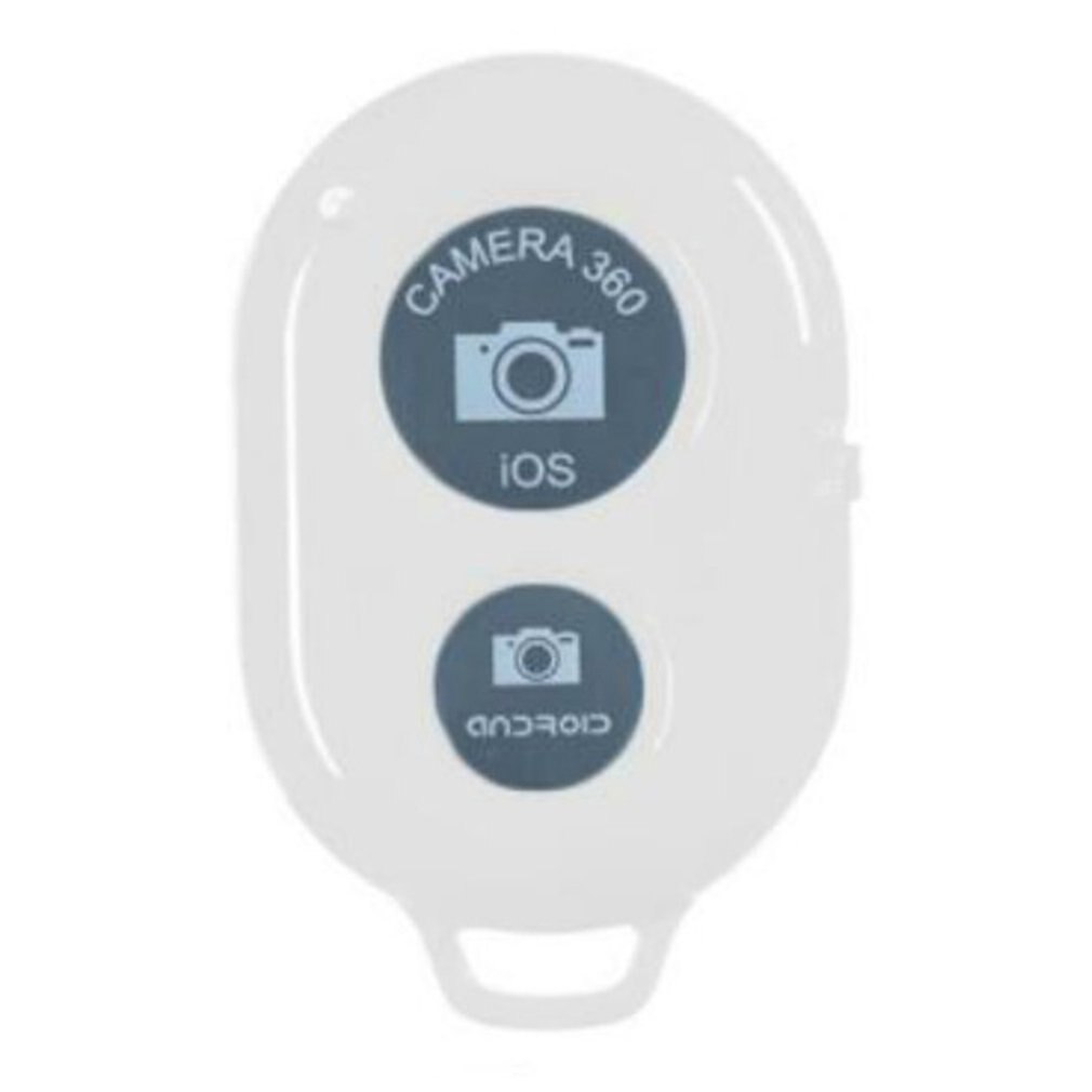 Afstandsbediening Draadloze Selfie Android Ios Systeem Mobiele Telefoon Selfie Artefact Sluiter Afstandsbediening: White