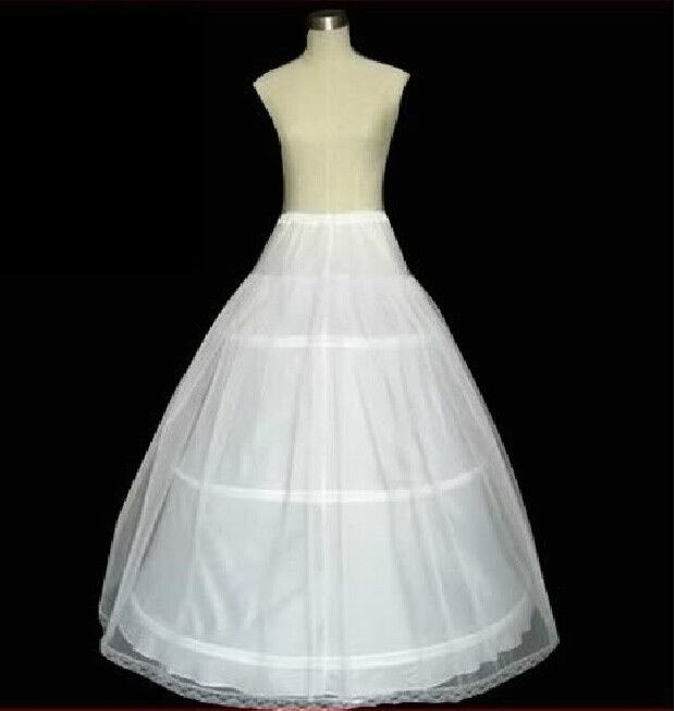 Goedkope Sample Real Een Line Tulle Petticoat Brid