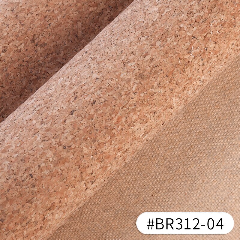 Meetee 90 x 140cm 0.5mm tissu en cuir de liège naturel pur tissu grain de bois matériau doux pour chaussures de fond sac à main décoration artisanat: 4