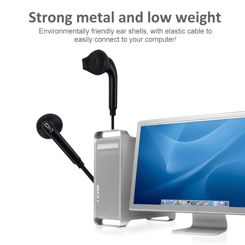 For Samsung 3.5mm Durable Earphones In-ear Wired Mic Volume Control Headset for Samsung Galaxy S10 S9 S8 S7 S6 Plus TXTB1