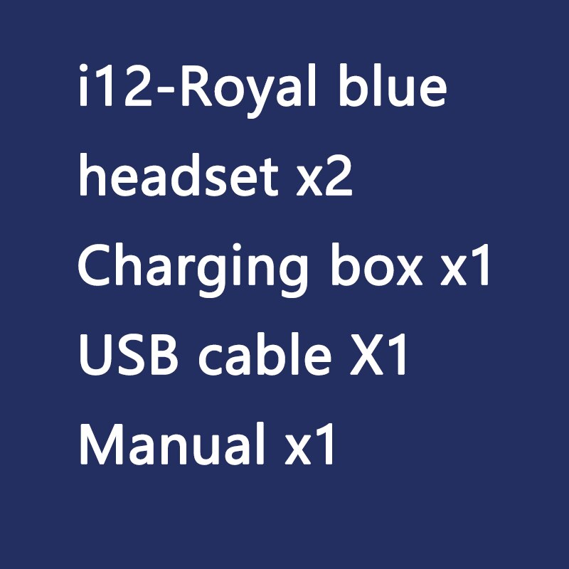 i9S i12: Royal blue