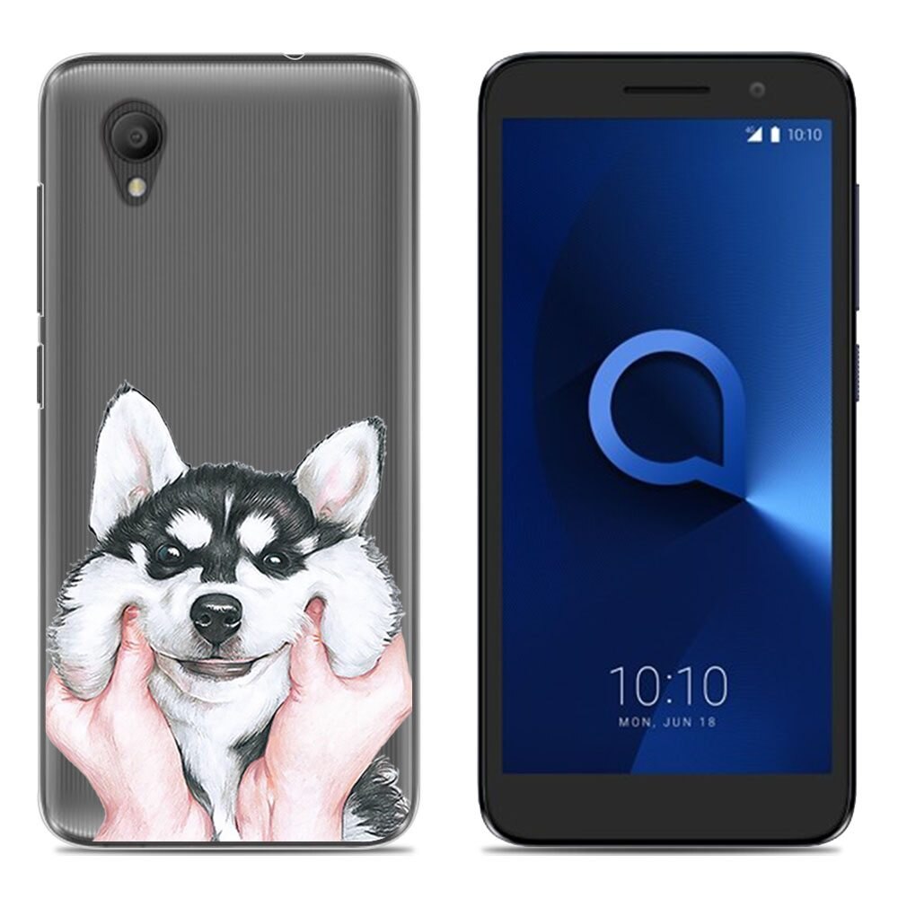 TPU Posteriore Del Silicone Della Copertura Del Telefono Per Alcatel 1/ 5033D/ 5033X/ 5033Y 6-pollici Alla Moda Colorata Dipinta cassa del telefono: 13