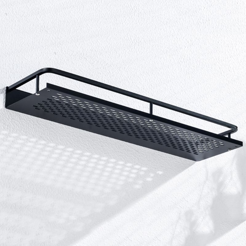 Aan de muur gemonteerde aluminium opbergrek, badkamerplankje zonder stoten, shampoohouder