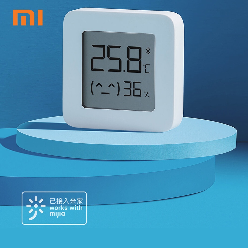 XIAOMI Mijia Bluetooth Thermometer 2 Xiaomi Home LCD Wireless Smart Electric Digital Hygrometer Thermometer Work with Mijia APP