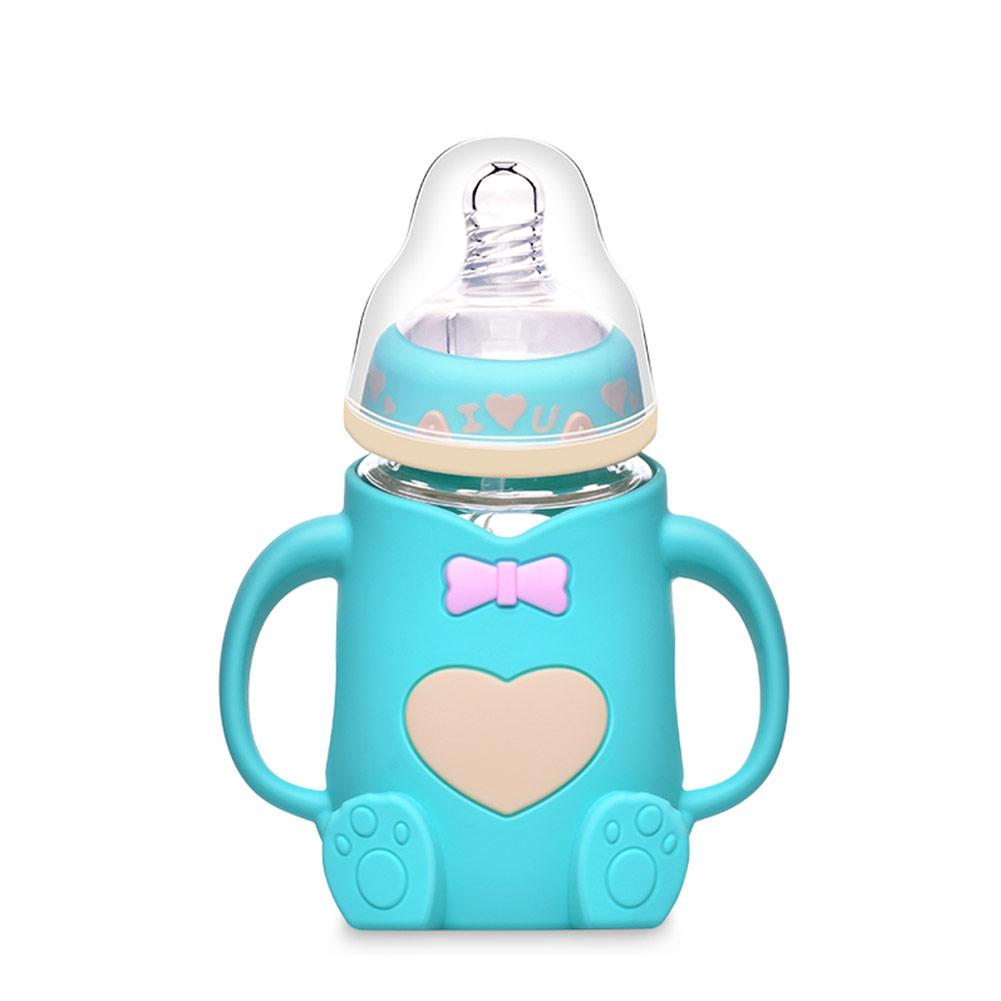 Baby Bottle Anti Colic Air Standard Diameter Infant Nursing Bottle Feeding Cup With Grip And Neck Nipple Baby Feeding Bottle: 2