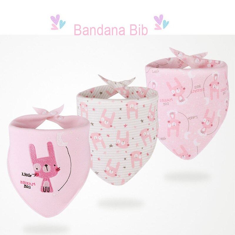 3 Stks/partij Slabbers Bandana Baby Speeksel Handdoek Voor Jongens En Meisjes Doek Print Animal Driehoek Katoenen Baby Sjaal