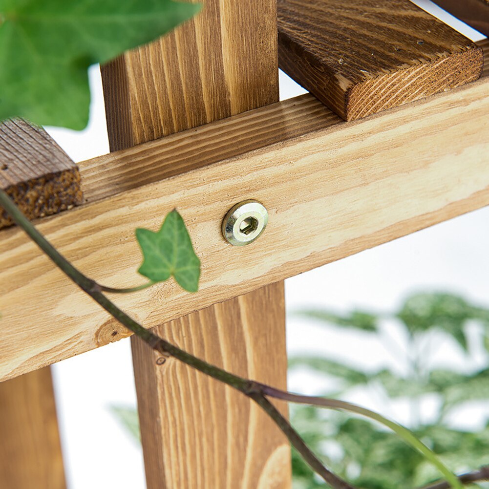 Multilayer Hout Tuin Plant Bloem Pot Stand Plank Kwekerij Display Planken Rack