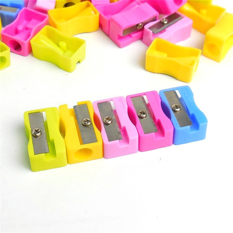 1pcs Single Hole Pencil Sharpener Single Hole Multifunctional Office Stationery Pencil Sharpener