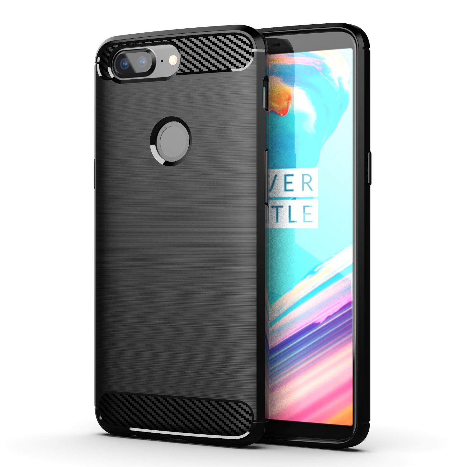 Funda de silicona para Oneplus 6 7 8 9 Pro 6T 7T 8T 9R, Protector de silicona suave de fibra de carbono a prueba de golpes para Oneplus Nord N10 100