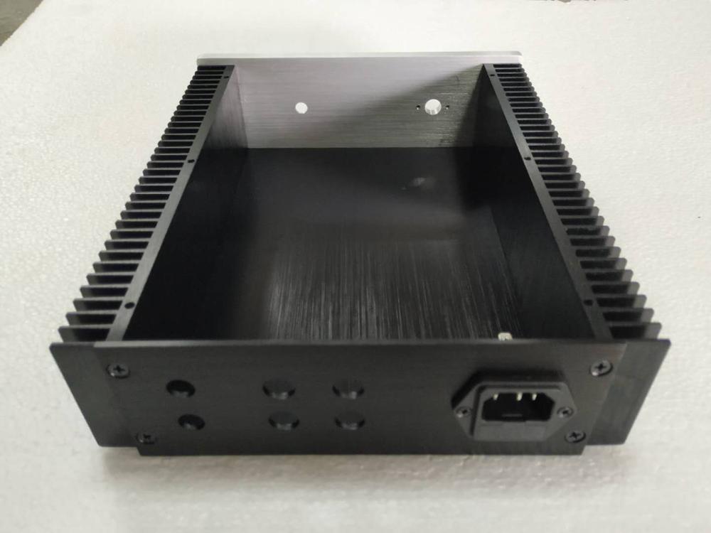 BRZHIFI BZ2107 series double radiator aluminum case for power amplifier