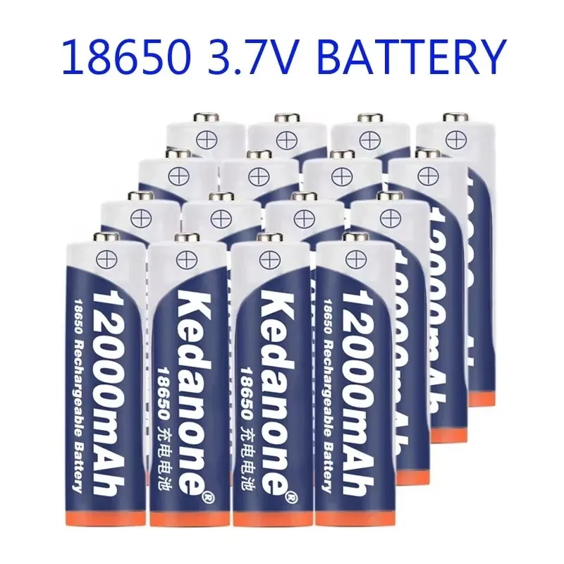 18650 Oplaadbare Batterij 3.7V 18650 12000mAh Capaciteit Oplaadbare Li Batterij Voor Zaklamp Zaklamp Batterij