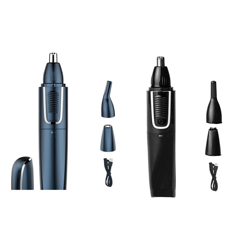 3In1 Nose Hair Trimmer Cordless Hair Clippers USB Rechargeable Neck Eyebrow Hair Trimmer Men'S Hair Cut Tool