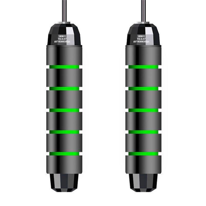 Peso corda per saltare Procircle Corda per Saltare Ad Alta Velocità Palestra fitness sport Esercizio Corda di Salto Portatile Attrezzature per Il fitness: nero verde