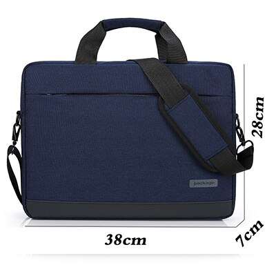 Handtas voor heren schoudertas waterdichte laptoptas casual reistas schoudertas heren oxford doek rits bovenhandvat tassen: Blauw klein