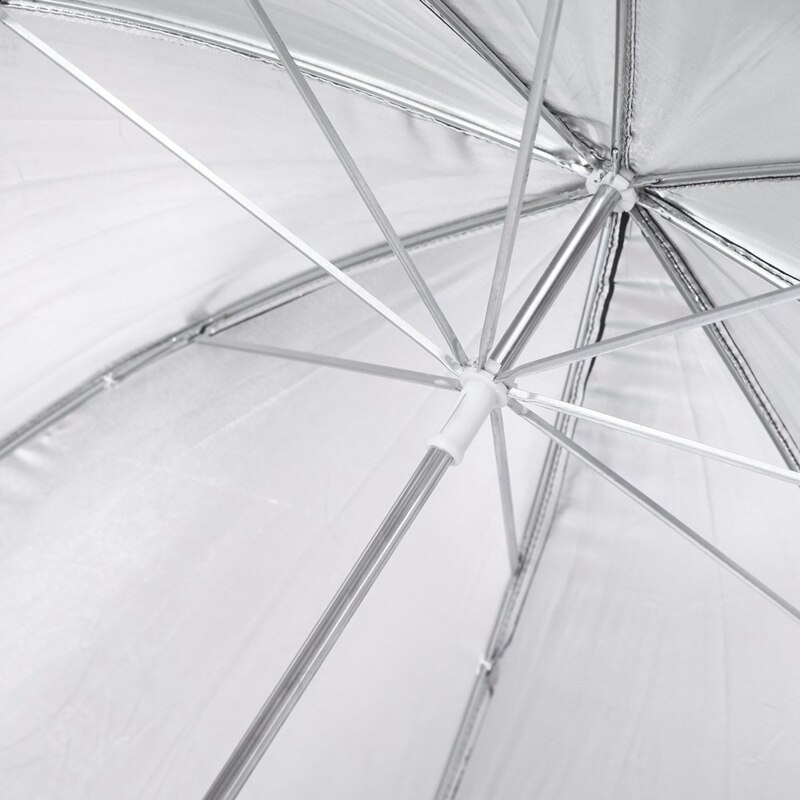 83cm 33in Studio Foto Strobe-Licht Reflektor Schwarzen Regenschirm
