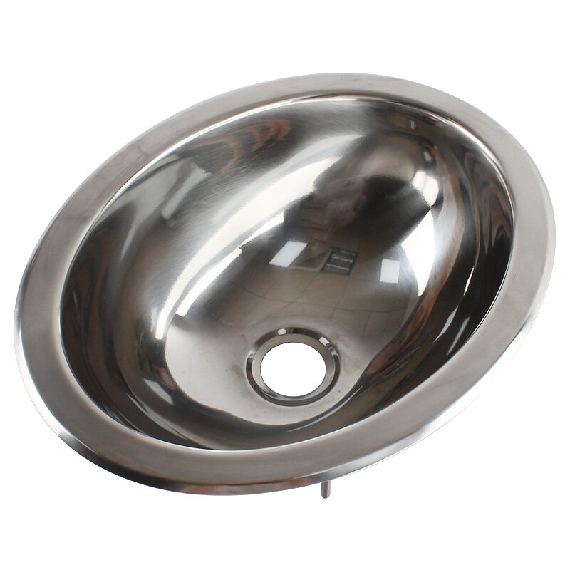 Boat RV Caravan Stainless Steel Hand Wash Basin Sink oval