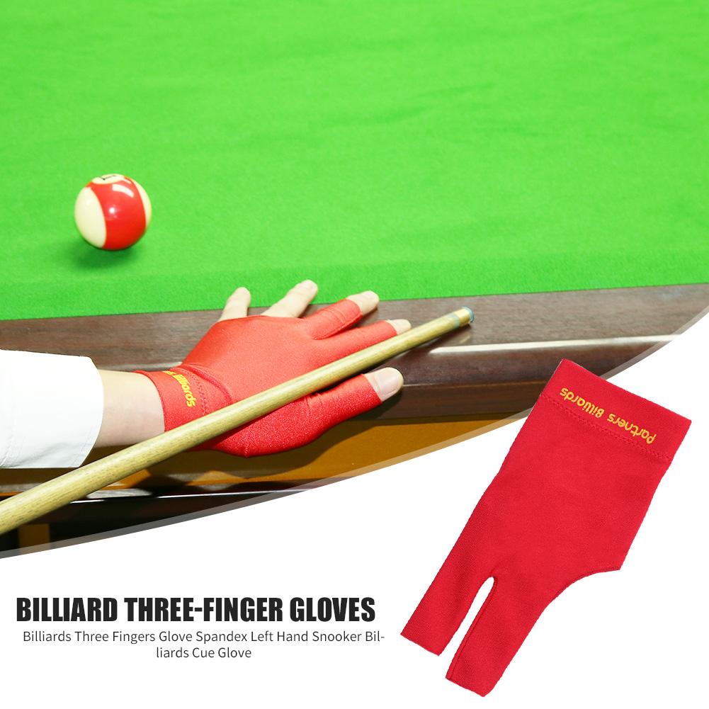 Snooker tre finger billard handske lycra stoffer b... – Grandado