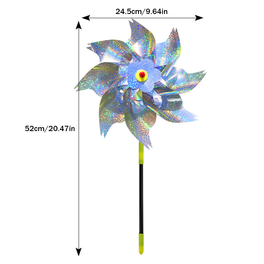 Luchtballon Windspinner - Regenboog Hangende Twister - Vogelafweer - PVC Tuindecoratie: Donkergrijs
