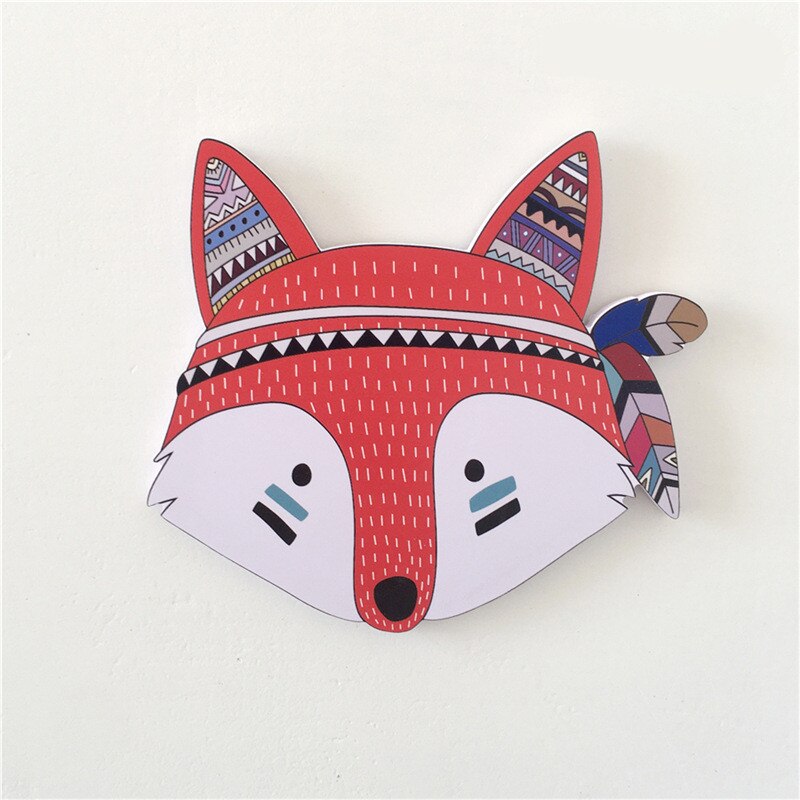 Ins Cartoon Animals Fox Newborn Baby in the Crib Decor Infant Room Decor Photography Props Baby Bedroom Decoration: 006