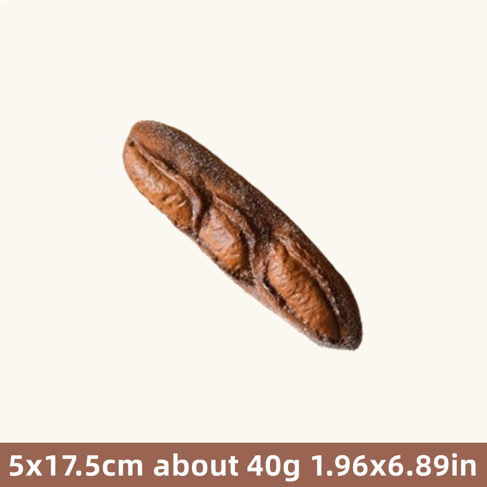 Soft Plastic Baguette Model Sourdough Prop Brunch Wheat Bread Kitchen Bakery Shop Butter Suga Salt Display Order Show Chocolate