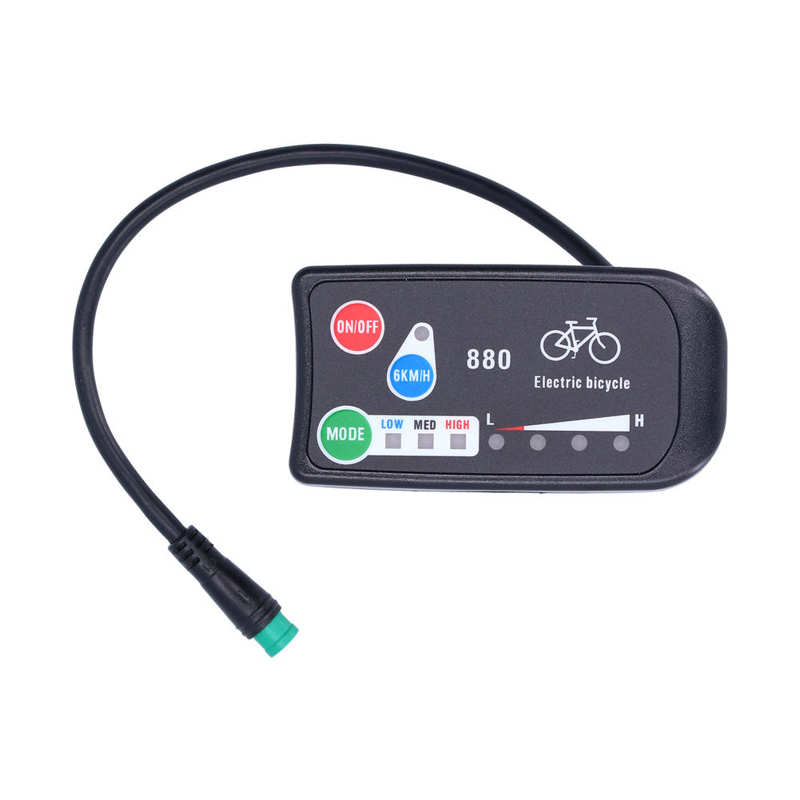 Elektrische Fiets Display Elektrische Fiets Voor Kt‑ LED880 Display E‑bike 36V 48V Display Meter E‑bike Accessoires