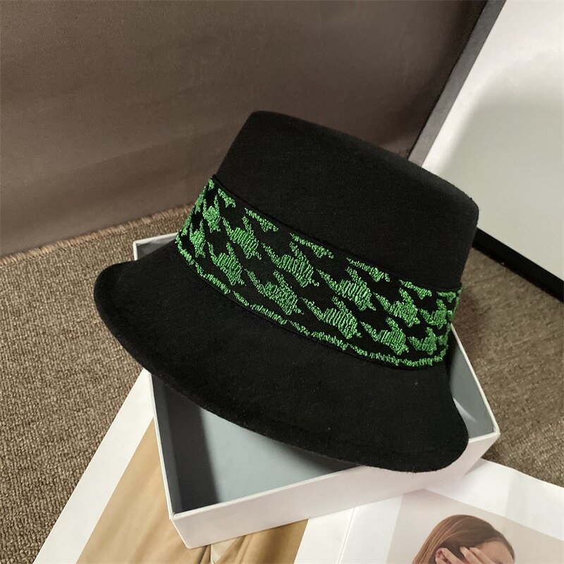 Chapeau en feutre 100% laine pour femmes, Cloche en laine, pour mères, automne et hiver