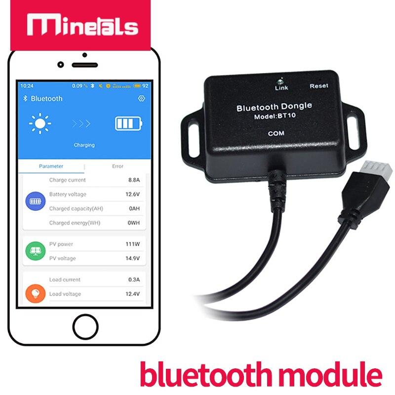 Ols bluetooth-moduuli  bs126030 bs123020 b2 s 1260 b2 b 1230 mppt 5025 tuettu bluetooth-moduuli matkapuhelinsovellukselle