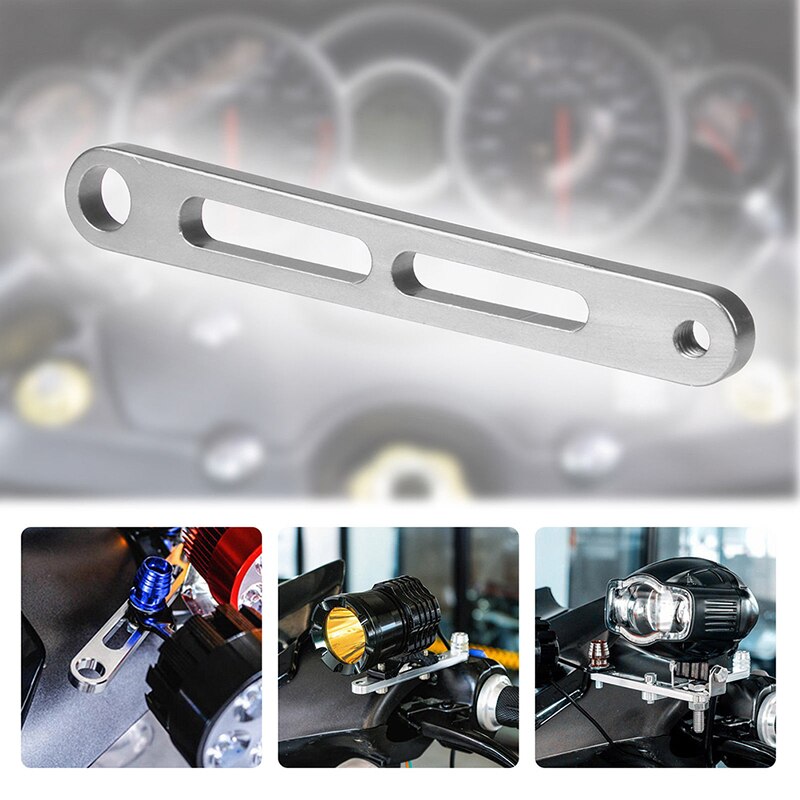 Adjust Motor Fork Mount, 1pc Universal Motorcycle Headlight Mount Brackets Fork Ear Chopper Headlamp Holder