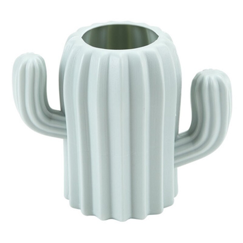 Large Capacity Pen Holder Cute Cactus Pencil Pot Student Desktop Multifunction Storage Box Office Supplies: GR