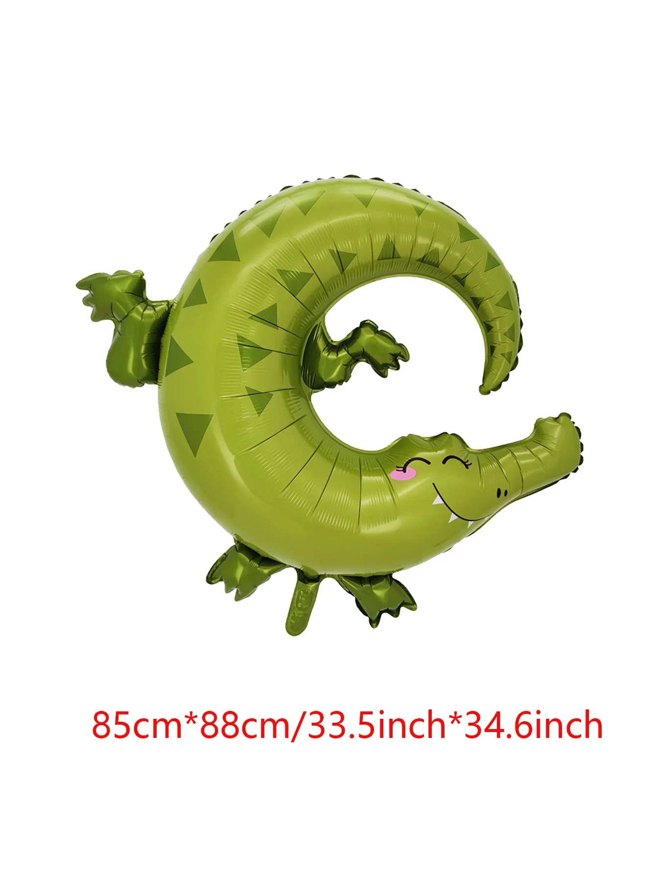 Globos de aluminio de animales grandes, mono, León, cebra, elefante, jirafa, cocodrilo, decoraciones para de cumpleaños y Día de los niños: Gris claro