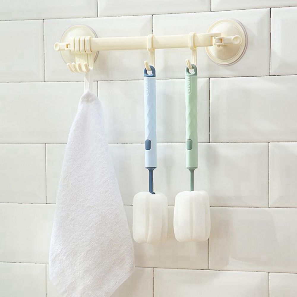 Verwijderbare Spons Baby Cup Fles Borstel Huishoudelijke Keuken Schoonmaken Tool Fles Schoonmaken Lange Handvat Borstel