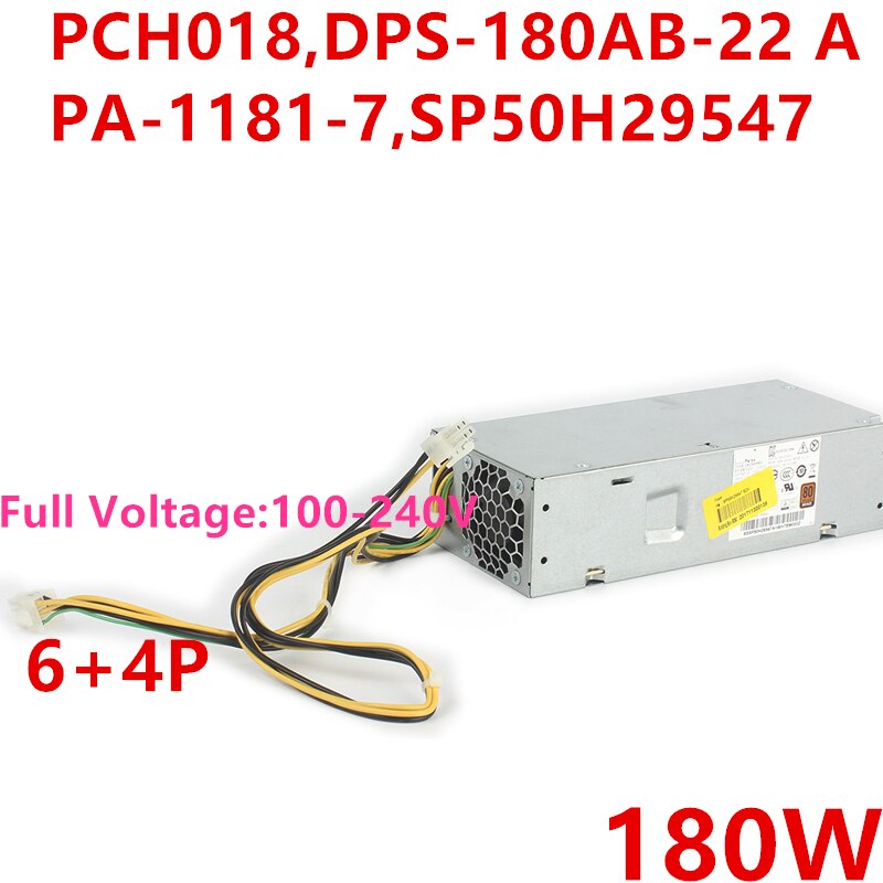 Original PSU For Lenovo 510S 700 280 G2 400 G4 6Pin 180W Power Supply PCH018 DPS-180AB-22 A DPS-180AB-22 B PCF011 PA-1181-7