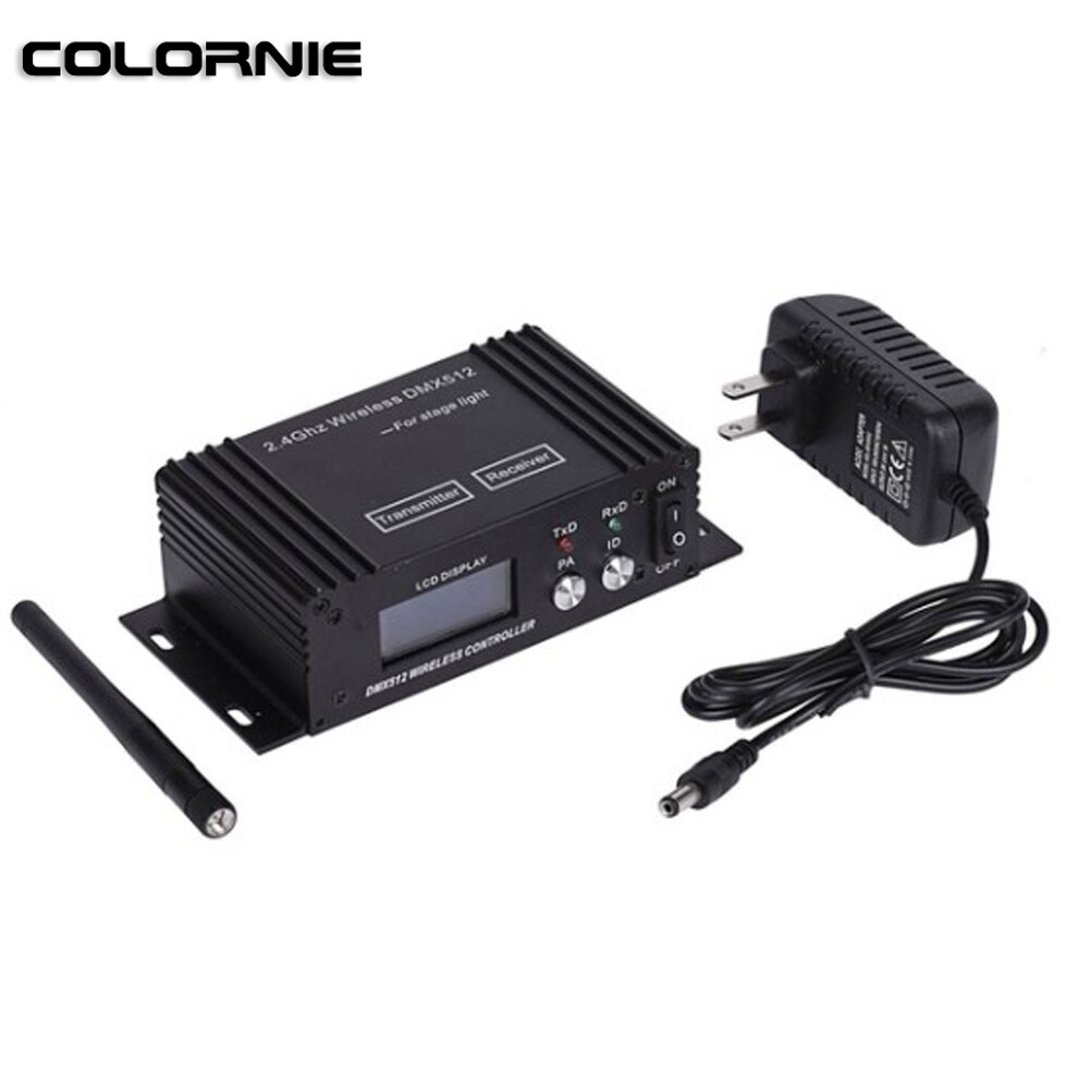 2.4 Ghz Dmx Draadloze Lange Afstand Dmx Controller Console Verlichting Wifi Dmx Controller Met Lcd-scherm Voor Podium Verlichting