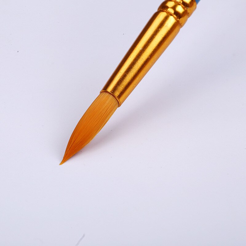 Pinceaux ronds multifonctions pour peinture et dessin, 2 couleurs, en Nylon Double couleur, pour aquarelle