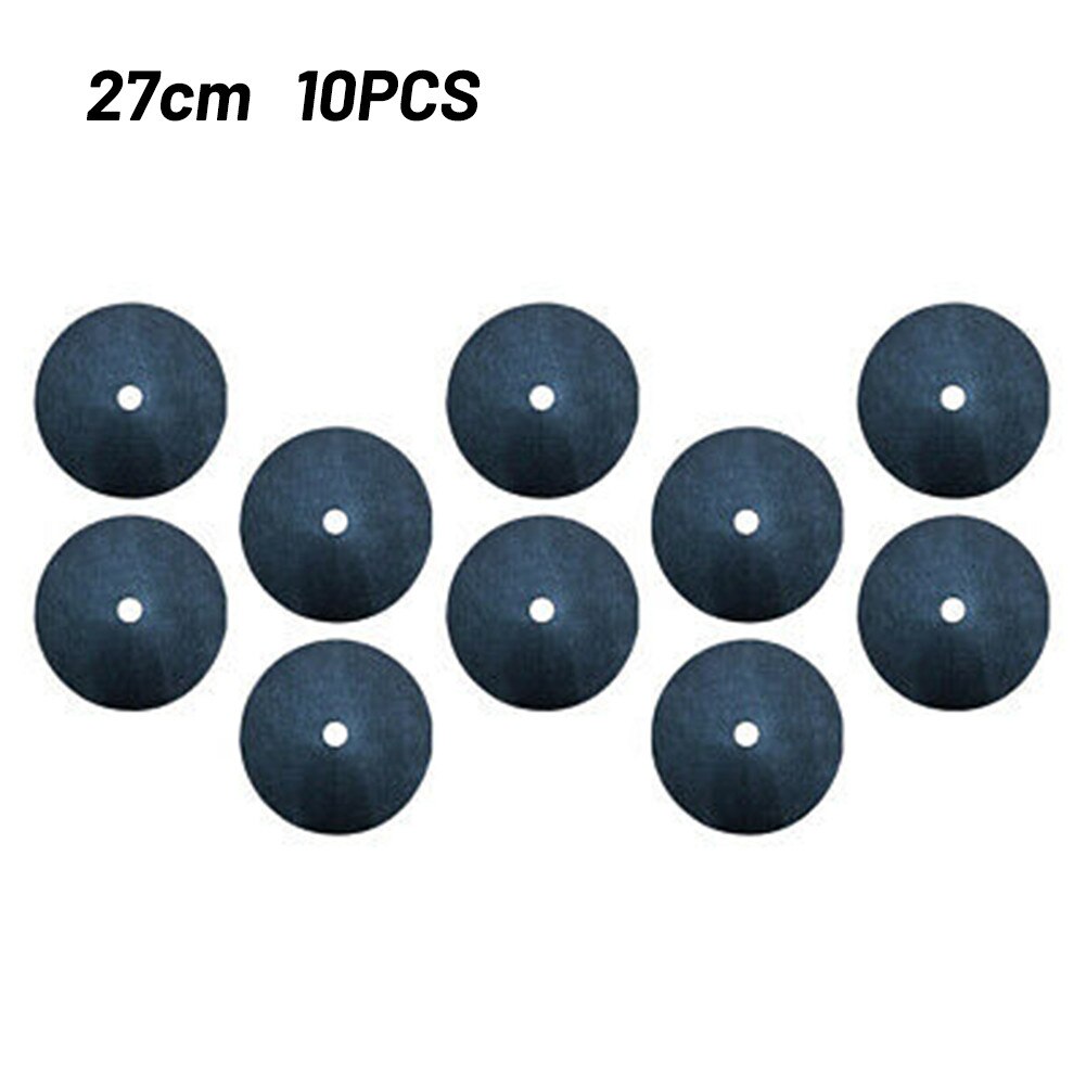 10pcs Tree Rings For Control Non-woven Fabric Tree Protector Mat 15cm/25cm/27cm/32cm Tree Ring Barrier Outdoor Gardens Tools