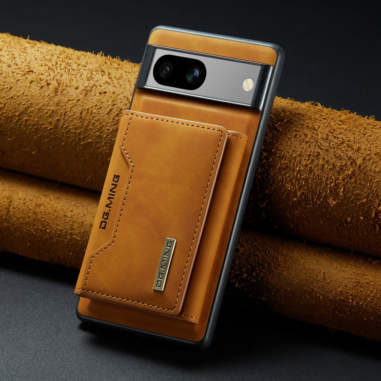 Magnetische portemonnee kaarten Solt lederen tas voor Google Pixel 9 Pro XL 7A 8 7 Pro Pixel 7 6 Pro in 1 afneembare zaktas folio cover