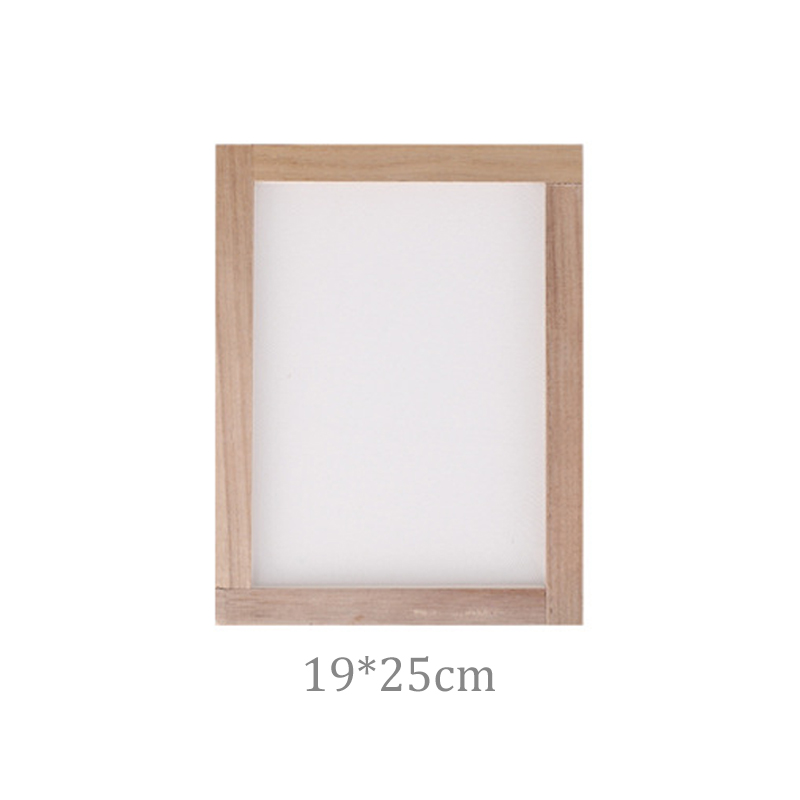 Paper Making Mould Screen Traditional Diy Craft Wooden Papermaking Screen Frame Kids Children Diy Paper Craft Rectangular Mold: F