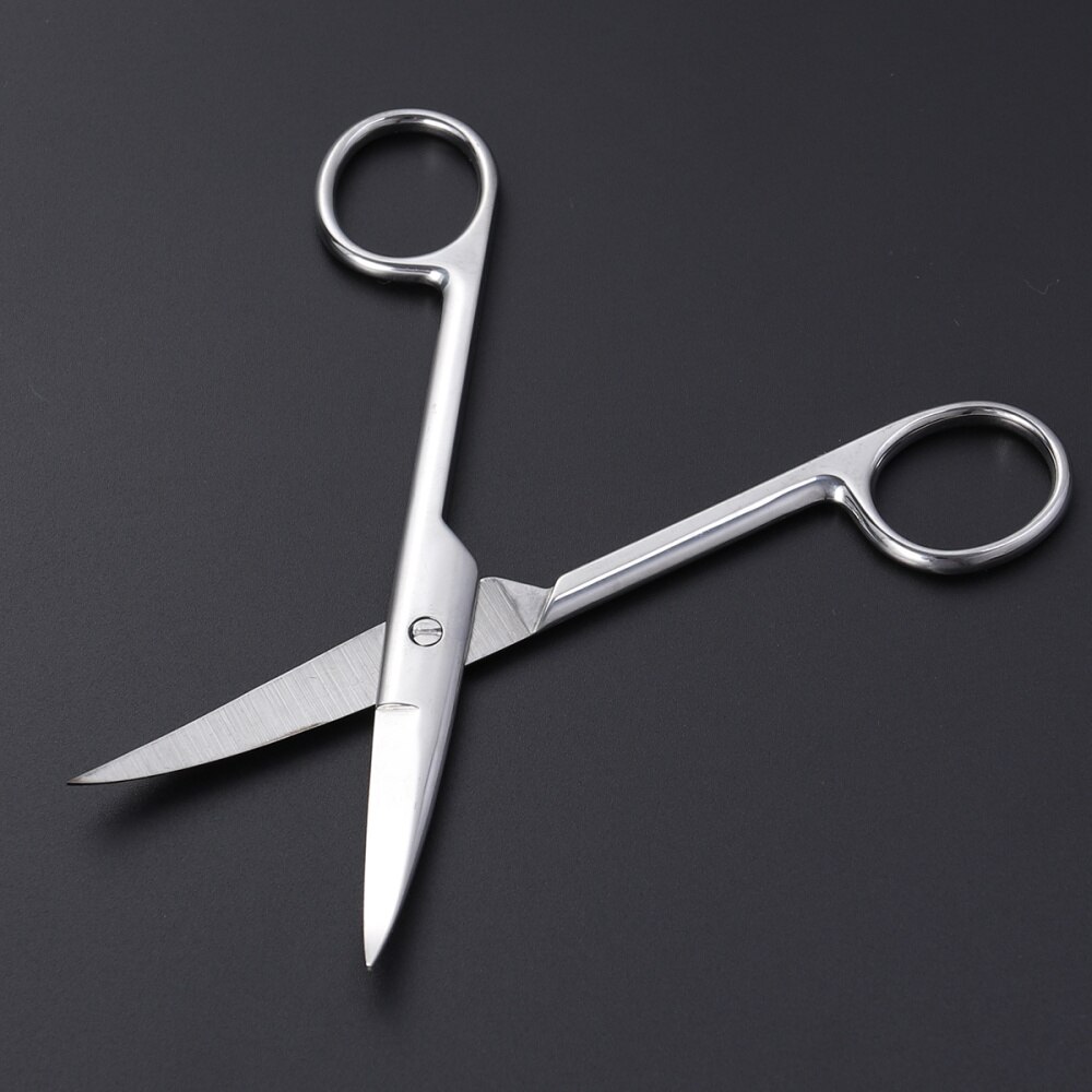 Stainless Steel Eyelids Stickers Scissors Makeup Scissors Facial Nose Hair Scissors Beauty Tool