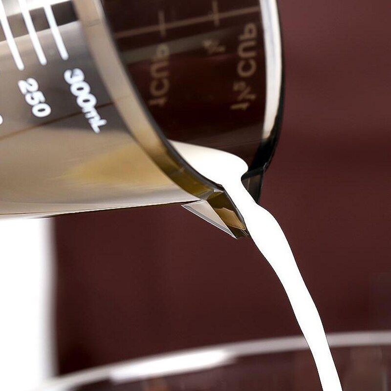 3pcs/set Measuring cup with gram number measuring cup with scale household plastic ounces cup measuring cup