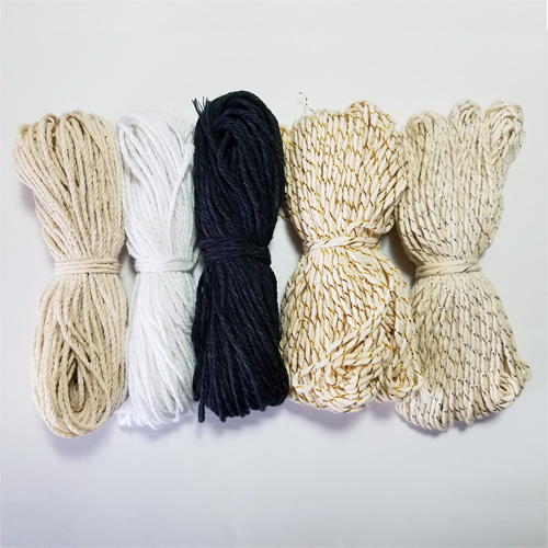 Mixed colourful Cotton twine cords 50m-100m/lot macrame rope string thread packing decoration DIY: 2mm 50m C