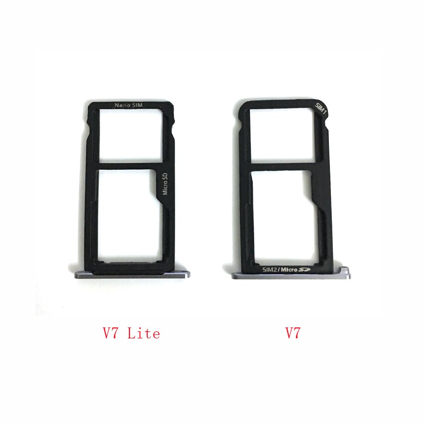 Sim Card Slot Lade Houder Voor Zte Blade V7 V7 Lite Sim Socket Adapter Vervangende Onderdelen